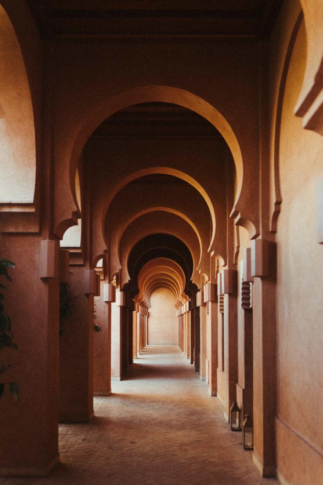 Morocco archways