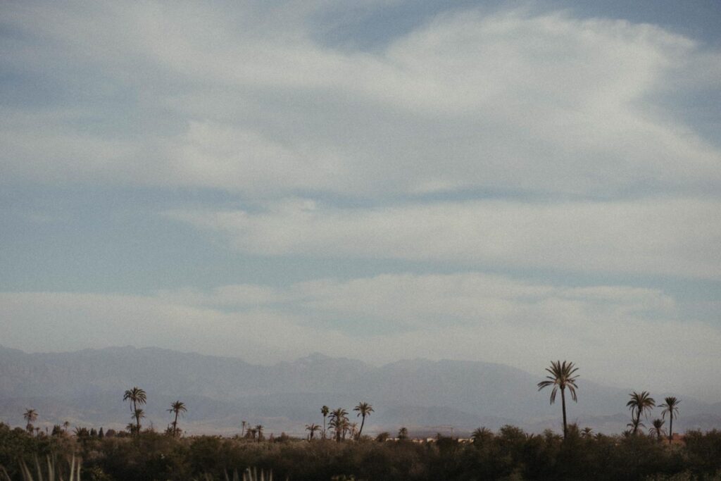 Atlas Mountains view from Marrakech