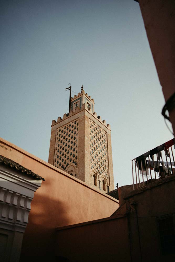 Marrakech mosques and minarets